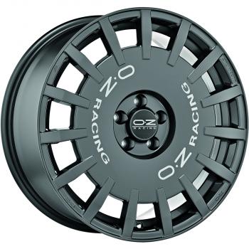 OZ Racing Rally Racing - Dark Graphite silver lettering