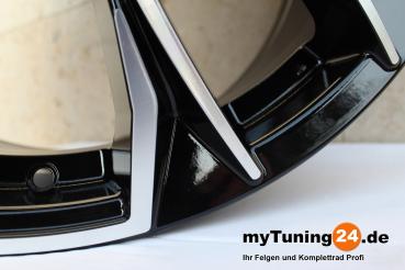 Preview: Tomason AR3 Black polish - 8,5x20 ET43 5x112