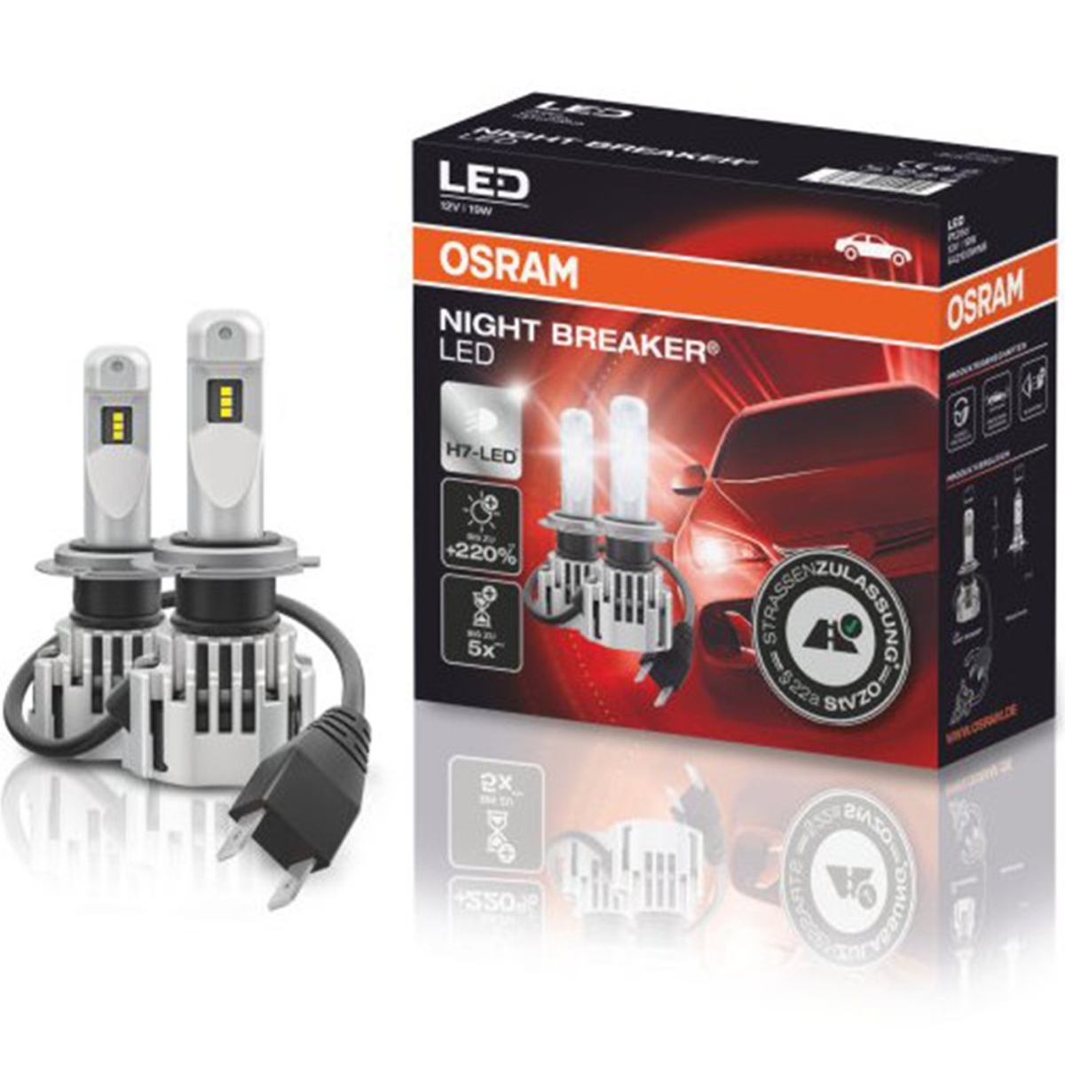 Osram Night Breaker H7 LED - Audi A1 (GB) E9