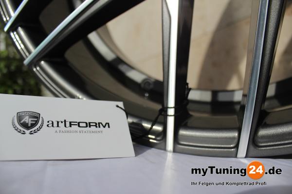 ArtForm AF-802 Gunmetal polish - 9x21 ET45 5x112