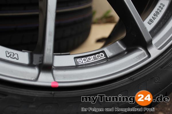 18" Winterkomplettrad Sparco Assetto Gara StarGraphite - Hyundai i30N, Kia Ceed