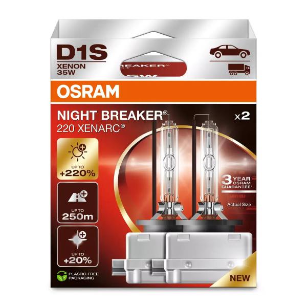 Osram Night Breaker 220 Xenarc - D1S Duobox